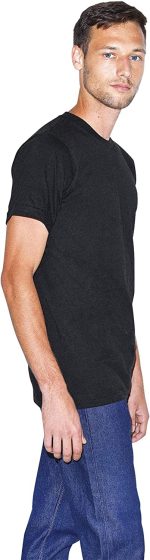 American Apparel unisex-adult Fine Jersey Crewneck Short Sleeve T-Shirt, 2-Pack - Image 3